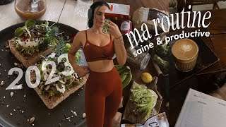 2023 HEALTHY ROUTINE | nouvelles habitudes, booty workout & what i eat