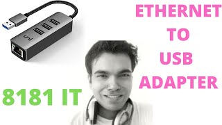 UNI Ethernet to USB adapter | REVIEW