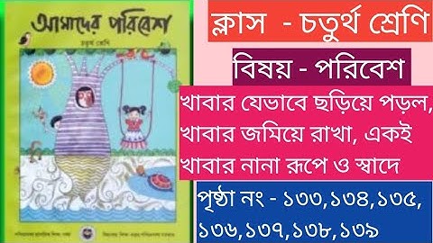 Class-4/amader paribesh/khabar jevabe choroye porlo, khabar jomiye rakha, ekoi khabar nana rupe oo