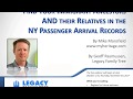 Find Your Immigrant Ancestors in the New York Passenger Arrival Records