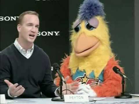 Dale Earnhardt Jr., Payton Manning, James Brown, San Diego Chicken, Patrick Wilkins Sony Bravia