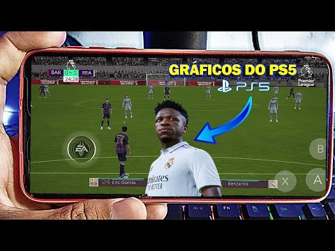 jogue o melhor jogo de futebol com gráficos de ps5 e offline no seu ce