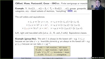 (12/11/20) Daniel Tubbenhauer: Green