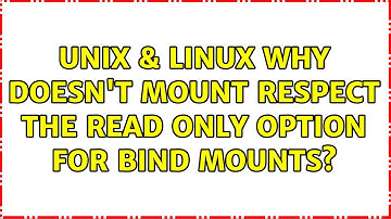 Unix & Linux: Why doesn