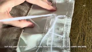 HOW TO FIX YOUR BROKEN CARAVAN CURTAIN LOOPS