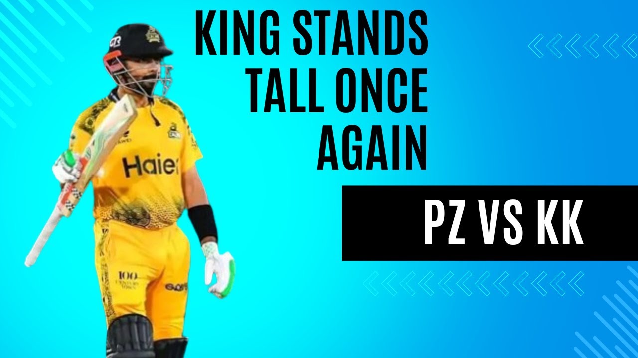 Babar Azam stands tall again | Peshawar into the top 2 | Peshawar vs ...