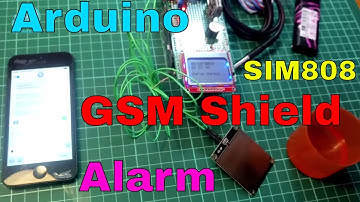 Arduino GSM Shield ile Güvenlik ve Alarm Sistemi