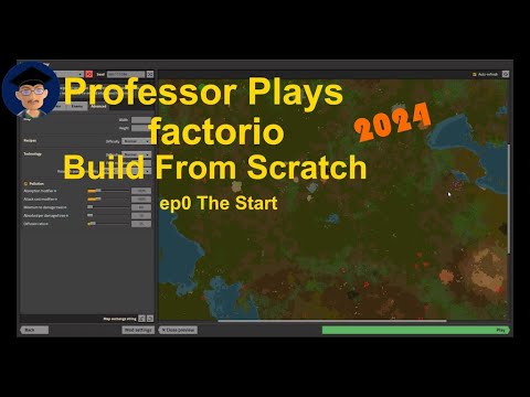 Factorio Build From Scratch 2024 ep0 The Start - YouTube