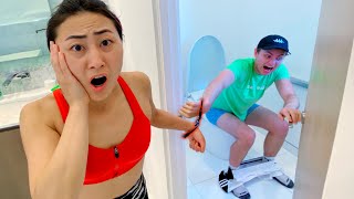 HANDCUFFED TO MY EX-BOYFRIEND!! (GONE WRONG)