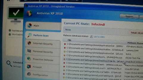 01 -  Remove Antivirus XP 2010 with Microsoft Security Essentials & Windows Firewall installed