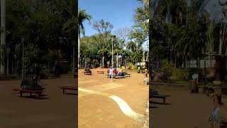 Eldorado Misiones, plaza principal en lo días de su aniversario de ciudad