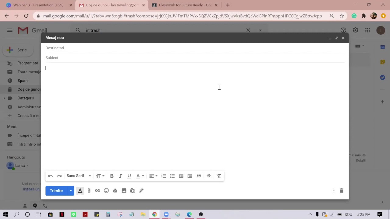 Tutorial E-Mail (Gmail: editare, trimitere)