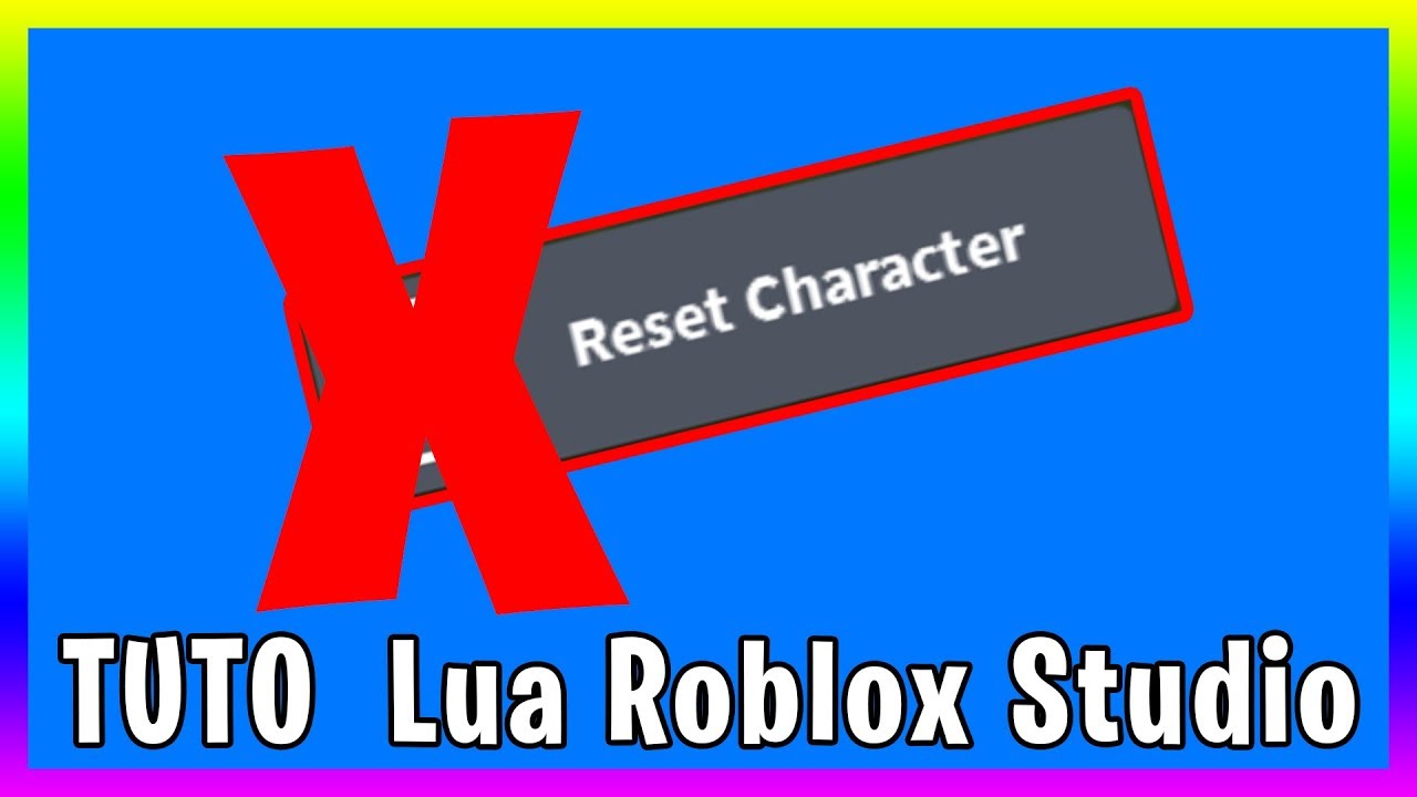 Desactiver Le Bouton Reset Sur Roblox Studio Youtube - desactiver le bouton reset sur roblox studio