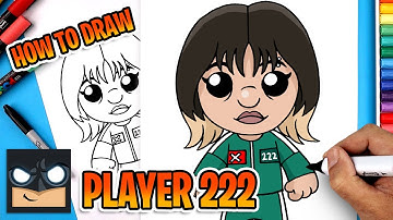How to Draw Jun-Hee Player 222 | Squid Game