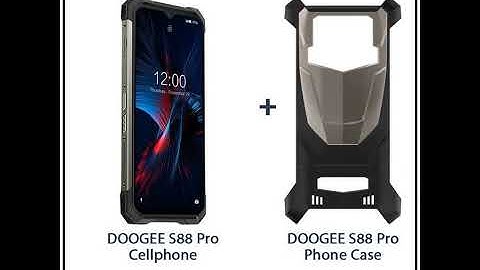 IP68/IP69K DOOGEE S88 Pro Rugged Mobile Phone 10000mAh telephones Helio P70 Octa Core 6GB RAM 128...