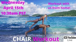 Live CHAIR workout with Lindsay and Wes
