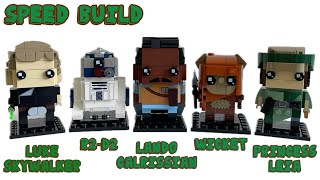 Speed Build | Building Lego Brickheadz 40623 Battle of Endor Heroes | Star Wars | Stop Motion