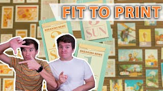 Fit To Print | Time To Share The Good News and Bad News We'll Balance It! | Kickstarter Preview