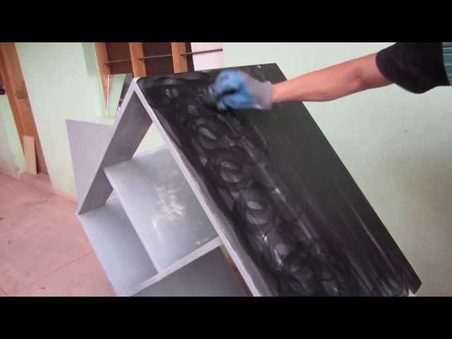 PAINTING Cabinet Color Black chipboard Easy Step By Step - Luis Lovon 