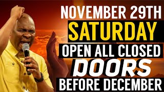 November 29th : Apostle Joshua selman prayers | koinonia global live | today's prayer