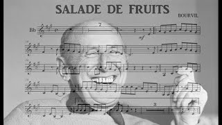 SALADE DE FRUITS - Bourvil - Accompaniment (Bb)