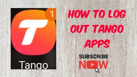 how to log out tango apps