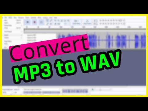 Video: Come posso convertire un file WAV in mp3 in audacity?