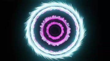 Steel and Cyan and Pink Glossy Reverse Propeller Mechanism Background VJ Loop in HD