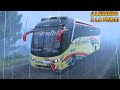 ¡FUERTE LLUVIA LLEGANDO A UNA FINCA! | Bus LLENO DE PASAJEROS | Euro Truck Simulator