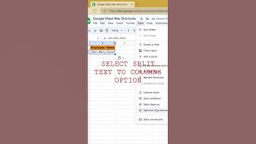 How to split data into multiple cells in google sheets #easy