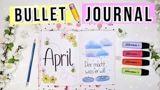 Bullet Journal April For Beginners Bujo April 2020 German - Cali Kessy