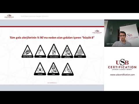 Webinar | Gıda İşletmelerinde Alerjen Yönetimi | USB Certification