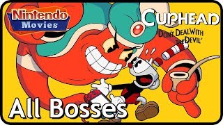 Cuphead - All Bosses (2 Players)