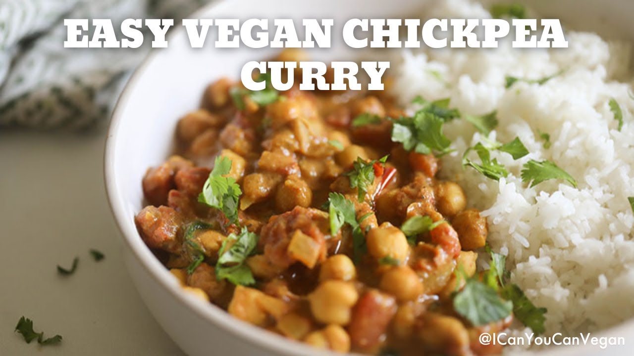 EASY VEGAN CHICKPEA CURRY 🍛 - YouTube