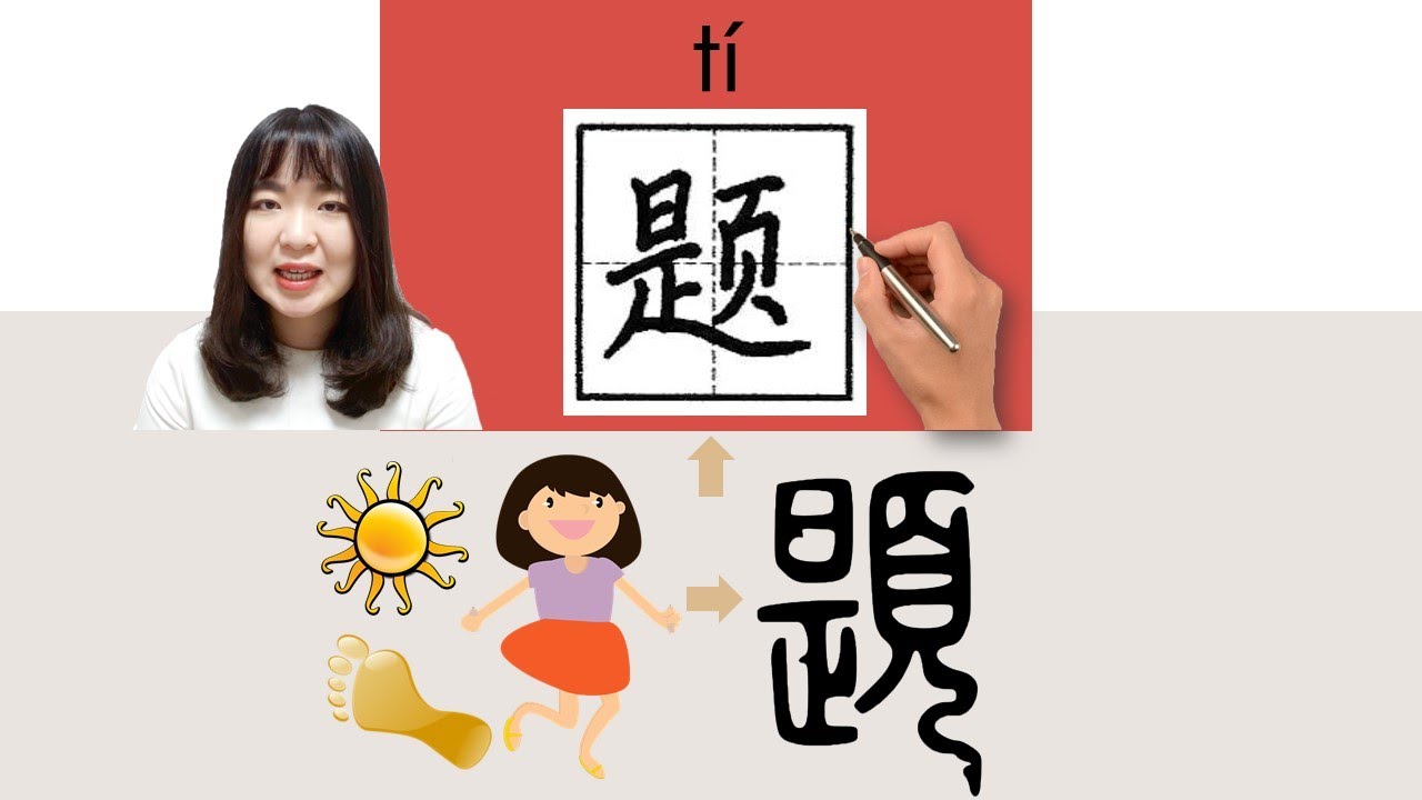 【NEW HSK2】_#HSK2#_How to Pronounce/Say/Write:题/題/ti/(question) Chinese ...