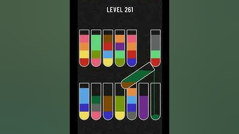 Water Sort Puzzle Level 261 Solved