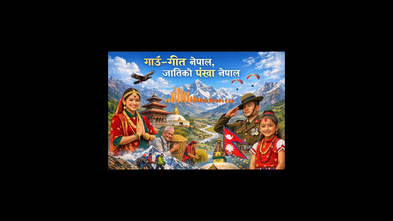 नेपाल आमाको गीत | गाउँ–गीत नेपाल | जातिको पंखा नेपाल|