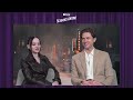 Dove Cameron and Aaron Tveit about their new big music numbers on Schmigadoon!