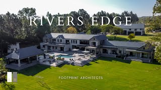Inside a Modern Farmhouse Mansion With Views of The Vaal River | Luxury House Tour