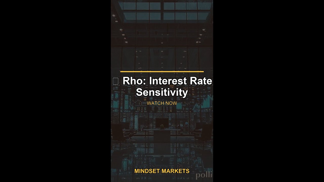 Rho Interest Rates 🏦 Rho: Interest Rate Sensitivity - YouTube