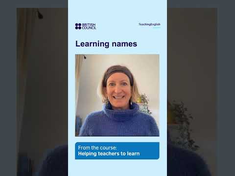 Learning names  #teachingcommunity #education #teachingenglish