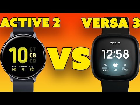 active watch 2 vs fitbit versa 2