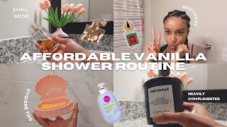 How To Smell Good All Day On A Budget | Vanilla Shower Routine