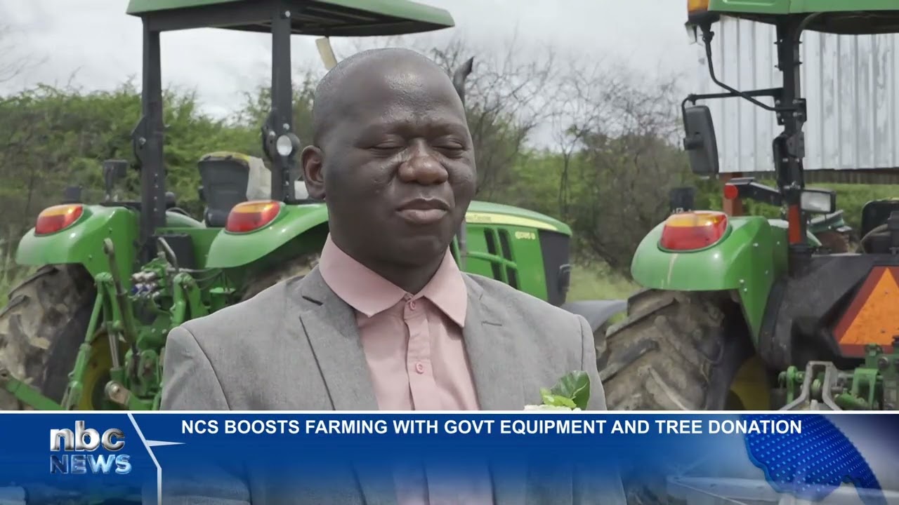 NAMIBIA CORRECTIONAL SERVICES RECEIVES FARM EQUIPMENT AND MANGO TREES - nbc