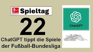ChatGPT Bundesliga-Tipps am 22. Spieltag der Fußball-Bundesliga | Tipps und Prognosen | Saison 25/26