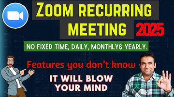How to Schedule Zoom Meeting and Send Link 2025 | Zoom Recurring Meeting