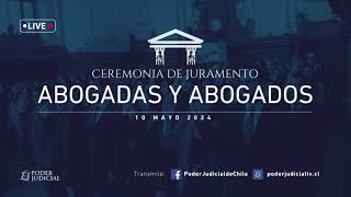 Ceremonia de juramento de abogadas y abogados ante la Corte Suprema (10_05_2024)