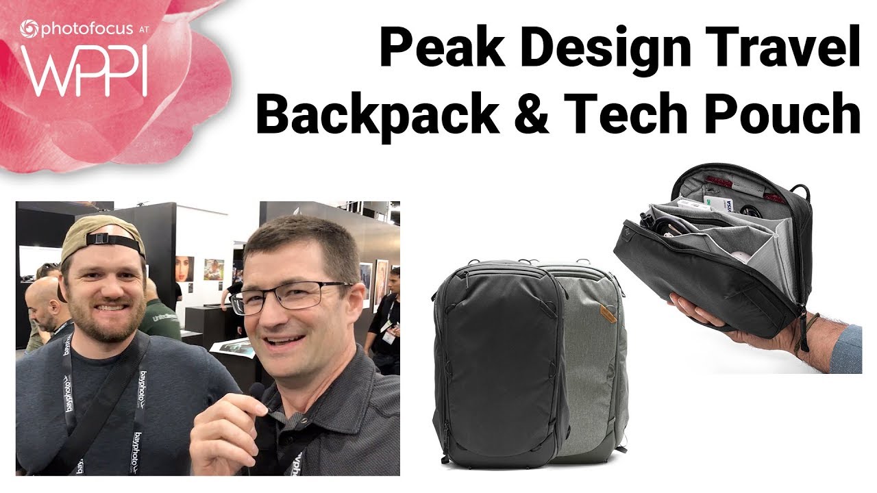 Talking the Travel Backpack 45L and Tech Pouch with Peak Design