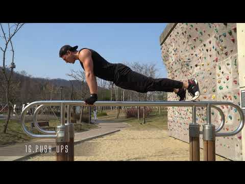 20 street workout exercises on horizontal bar and parallel bars