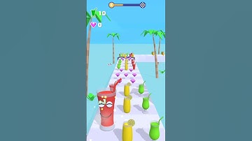 Entertaining Juice Run Level -6 | Youtube Shorts Game | #juicerun #shorts #youtubeshorts #viral #1